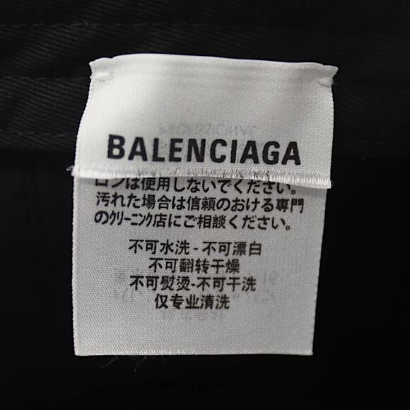 🔴 Balenciaga Embroidered Rainbow Logo Cap - Washed Black - Picture 10 of 12